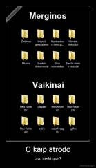 O kaip atrodo - tavo desktopas?