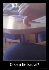 O kam tie kaulai? - 