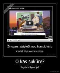 O kas sukūrė? - Šią demotyvaciją?