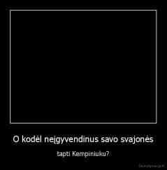 O kodėl neįgyvendinus savo svajonės - tapti Kempiniuku?