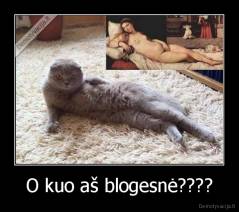 O kuo aš blogesnė???? - 