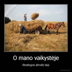 O mano vaikystėje - Atostogos atrodė taip