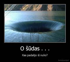 O šūdas . . . - Kas padalijo iš nulio?