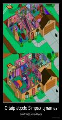 O taip atrodo Simpsonų namas - izometrinėje perspektyvoje