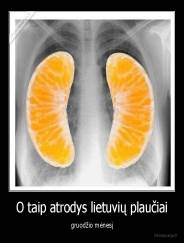 O taip atrodys lietuvių plaučiai - gruodžio mėnesį