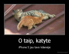 O taip, katyte - iPhone 5 jau tavo kišenėje