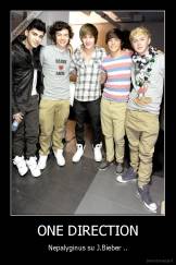 ONE DIRECTION - Nepalyginus su J.Bieber ..