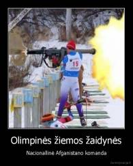 Olimpinės žiemos žaidynės - Nacionallinė Afganistano komanda