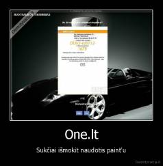 One.lt - Sukčiai išmokit naudotis paint'u
