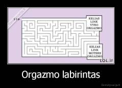 Orgazmo labirintas - 