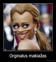 Orginalus makiažas - 