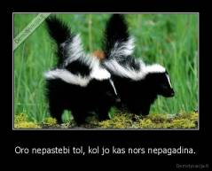 Oro nepastebi tol, kol jo kas nors nepagadina. - 