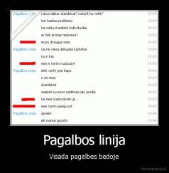 Pagalbos linija - Visada pagelbes bedoje