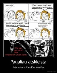 Pagaliau atskleista - Kaip atsirado Chuck'as Norris'as