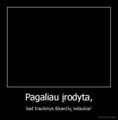 Pagaliau įrodyta, - kad traukinys šikančių nelaukia!