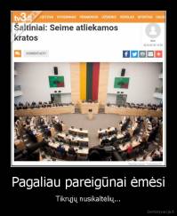 Pagaliau pareigūnai ėmėsi - Tikrųjų nusikaltėlių...