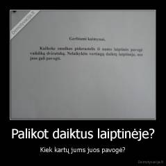 Palikot daiktus laiptinėje? - Kiek kartų jums juos pavogė?