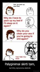 Palyginimai skirti tam, - kad būtų neįmanoma atsikirsti.