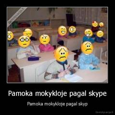 Pamoka mokykloje pagal skype - Pamoka mokykloje pagal skyp