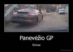 Panevėžio GP - Boksai