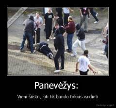 Panevėžys:  - Vieni šūstri, kiti tik bando tokius vaidinti