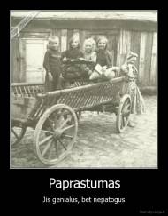 Paprastumas - Jis genialus, bet nepatogus