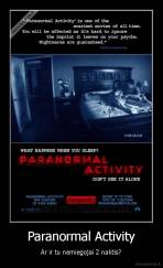 Paranormal Activity - Ar ir tu nemiegojai 2 naktis?
