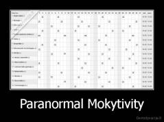 Paranormal Mokytivity - 