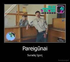 Pareigūnai - Suradę Igorį