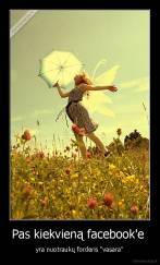 Pas kiekvieną facebook'e  - yra nuotraukų forderis "vasara"