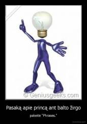 Pasaką apie princą ant balto žirgo - pakeitė "Phrases."