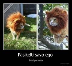 Pasikelti savo ego  - labai paprasta