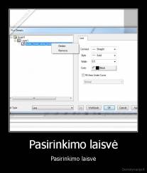 Pasirinkimo laisvė - Pasirinkimo laisvė