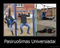 Pasiruošimas Universiadai - 