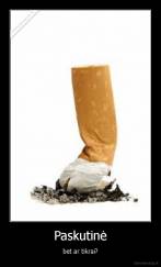 Paskutinė - bet ar tikrai?