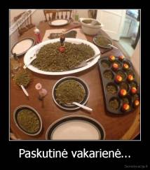 Paskutinė vakarienė... - 