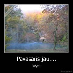 Pavasaris jau.... - Poryt!!!