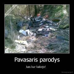 Pavasaris parodys - kas kur kakojo!  