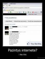 Pazintys internete? - i like this