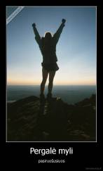 Pergalė myli - pasiruošusiuos