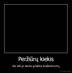 Peržiūrų kiekis - Kai dėl jo tenka griebtis kraštutinumų