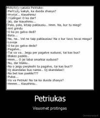 Petriukas - Visuomet protingas