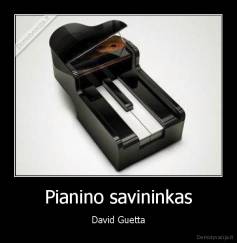Pianino savininkas - David Guetta