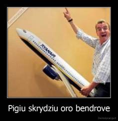 Pigiu skrydziu oro bendrove - 