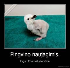 Pingvino naujagimis. - Lygis: Chernobyl edition