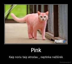 Pink - Kaip noriu taip atrodau , neptinka nežiūrėk