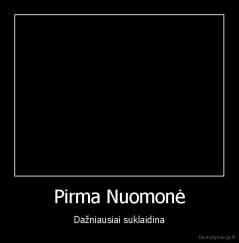 Pirma Nuomonė - Dažniausiai suklaidina