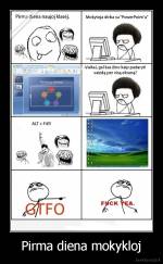 Pirma diena mokykloj - 