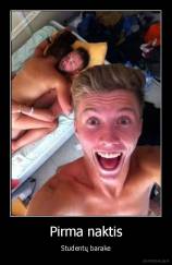 Pirma naktis - Studentų barake