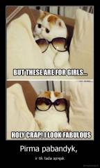 Pirma pabandyk,  - ir tik tada spręsk